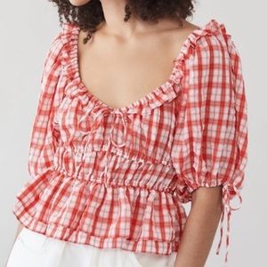En Saison Puff sleeve blouse XS